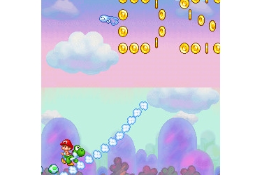 摸摸耀西云中漫步-NDS