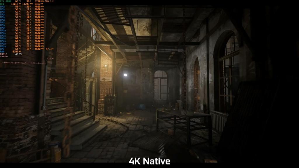 虚幻5.4引擎技术DEMO RTX 4080也无法4K/60FPS