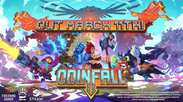  《Odinfall》3月登陆Steam 肉鸽双摇杆射击
