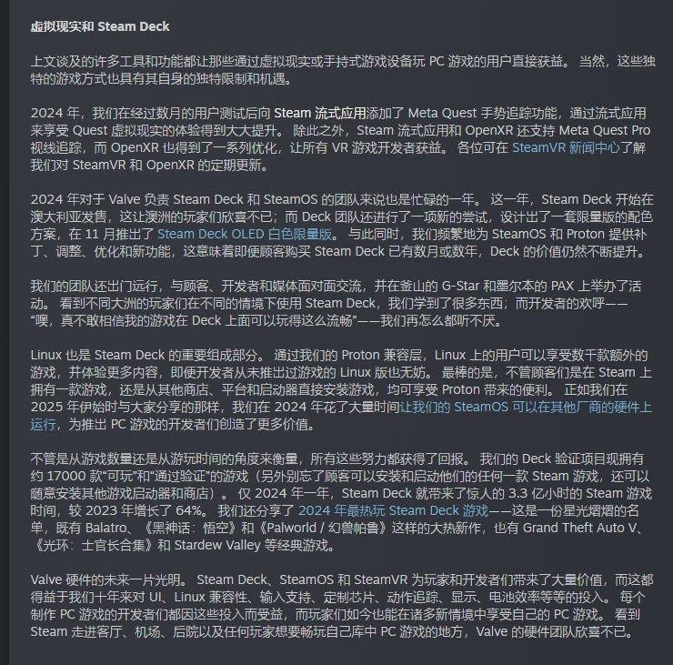 Steam展示庞大的盈利能力 2024年超200款新作发售首月吸金100万美元