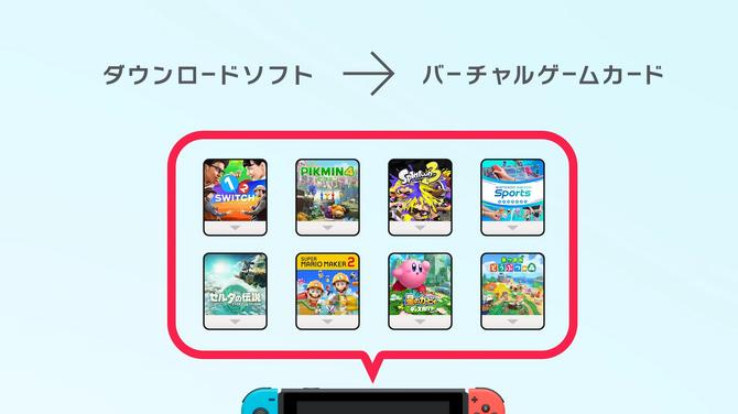 Switch系统更新 虚拟卡让数字版游戏也可以外借