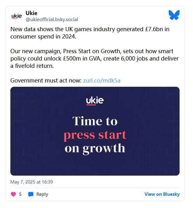 英国实体游戏销量下滑  UKIE警示英国政府加大投资
