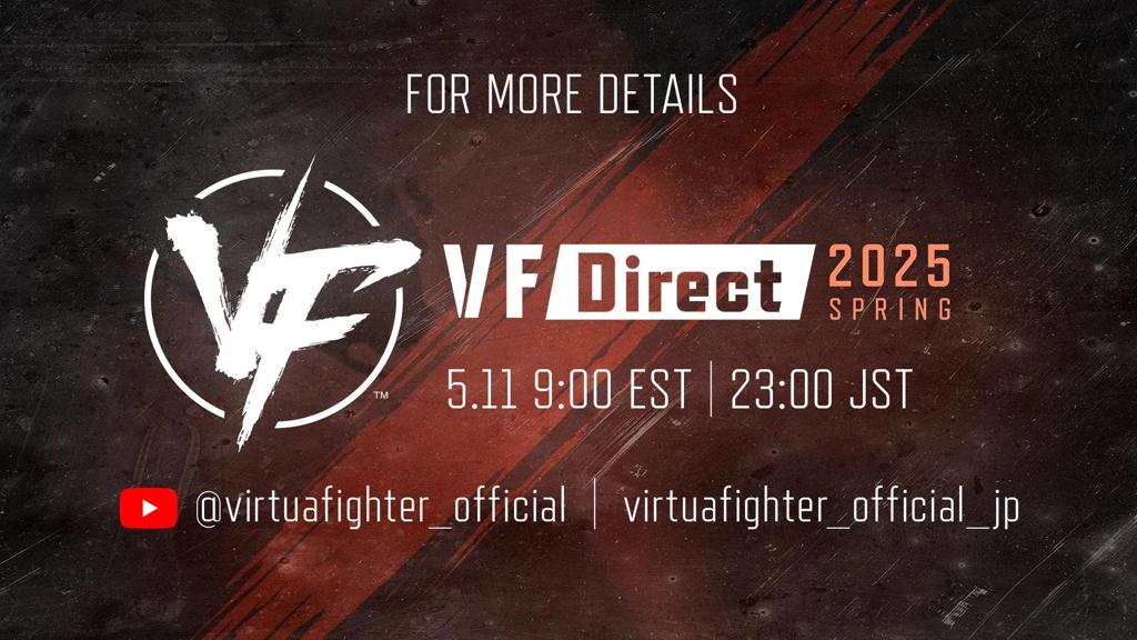 世嘉公布VR战士2025春季直面会 新作消息本周日公布