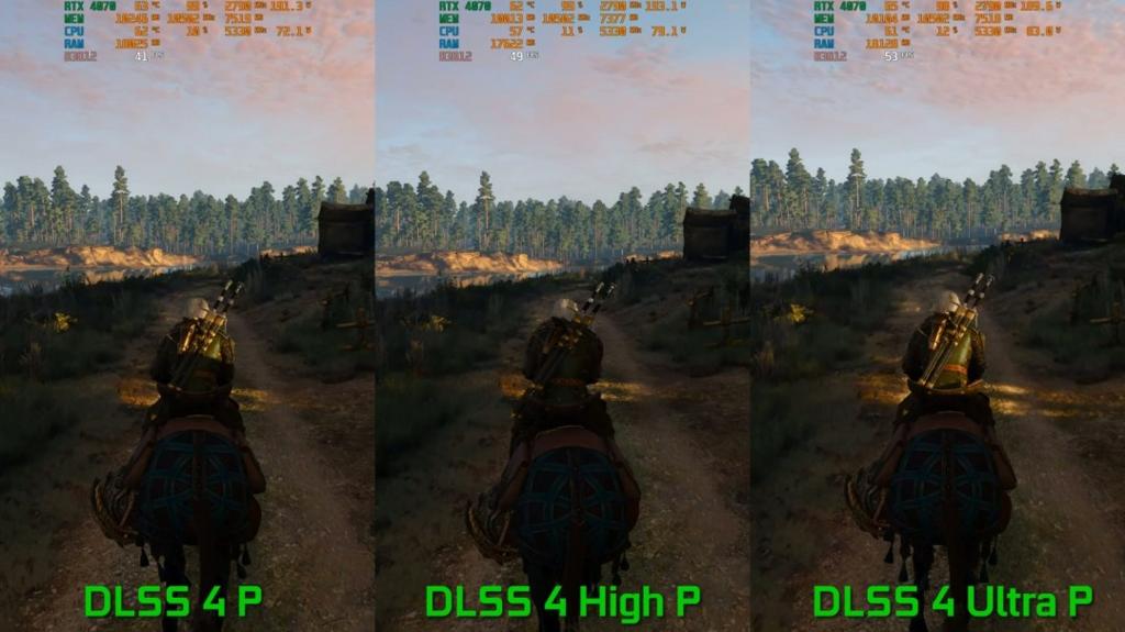 DLSS 4新的高性能模式测试 帧数更高、画质几乎没影响