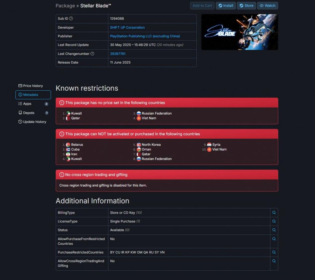 《剑星》Steam和Epic不再锁区 超100多个国家和地区现可购买