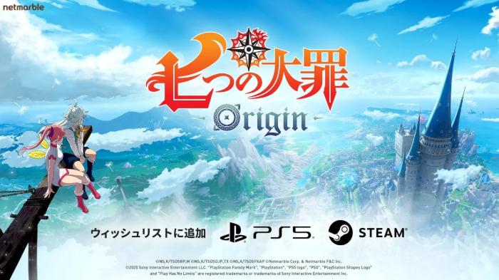 经典漫改《七大罪：起源》确定登陆PS5与Steam 今年发售