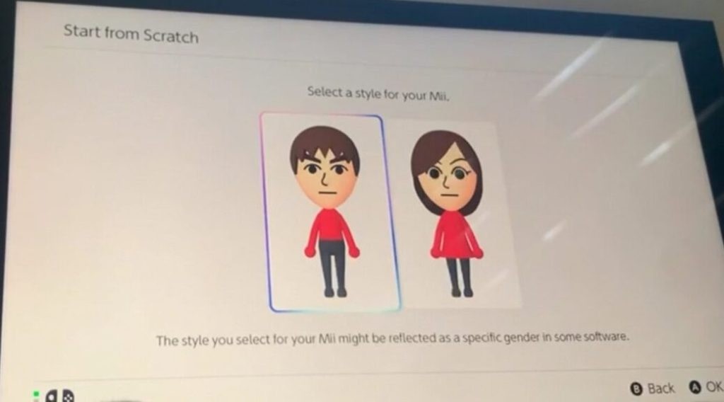 Switch2取消Mii性别选项：玩家只能选择角色风格