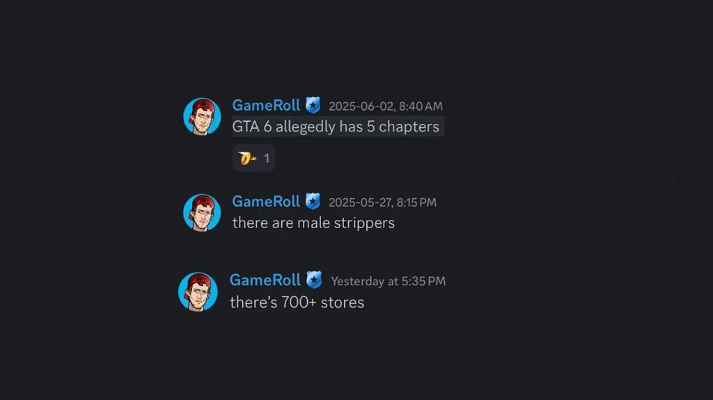GTA6新泄露：700+可进入商店、五个章节剧情等细节