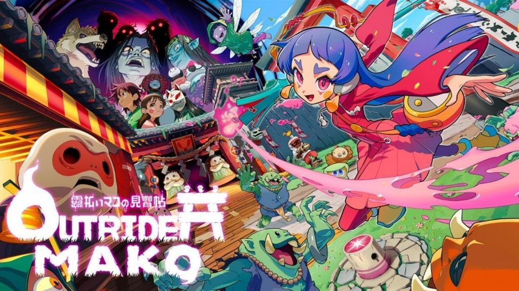 俯视角2D动作游戏《先驱者真子（Outrider Mako）》现已在Steam上发售！