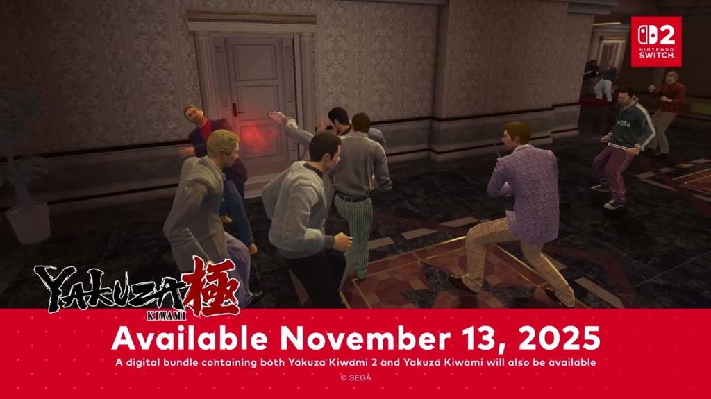 《如龙：极》《如龙：极2》11月13日登陆Switch 2