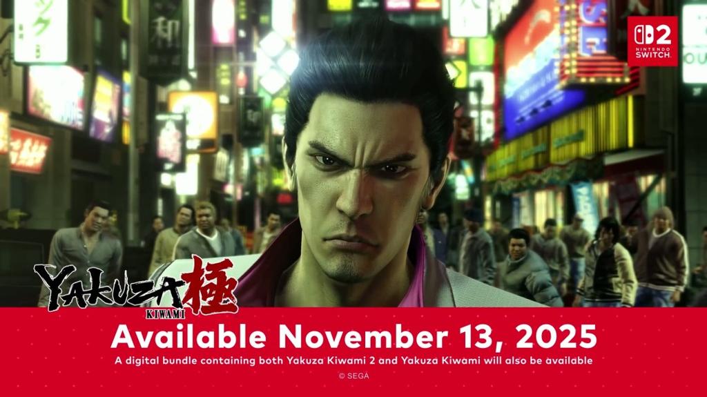 《如龙：极》《如龙：极2》11月13日登陆Switch 2