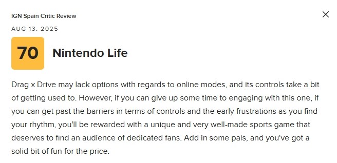 均分63！NS2“轮椅篮球”游戏《Drag x Drive》评分解禁