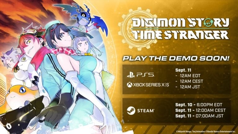 《数码宝贝物语：时空异客》确定推出试玩版！9月11日上线