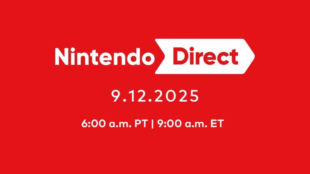 任天堂新一期直面会公布 9月12日晚9点