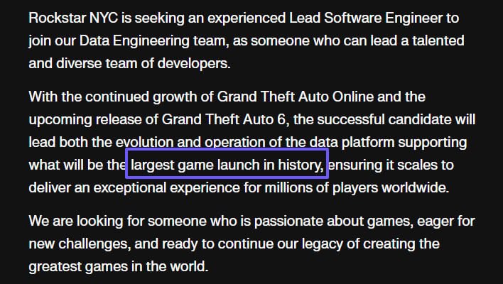 R星改口？《GTA6》“史上最大发行”表述悄然消失
