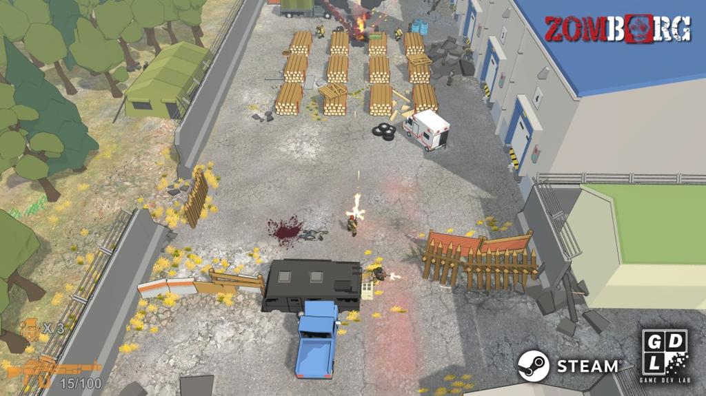 Steam喜加一！末世丧尸策略射击游戏《Zomborg》