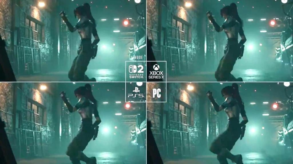 《最终幻想7：重制版》四大平台画面对比 来看看差别