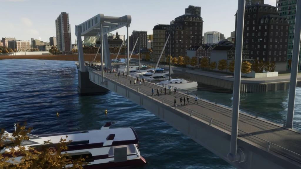 《城市：天际线2》将于10月30日推出“桥梁与港口”扩展包