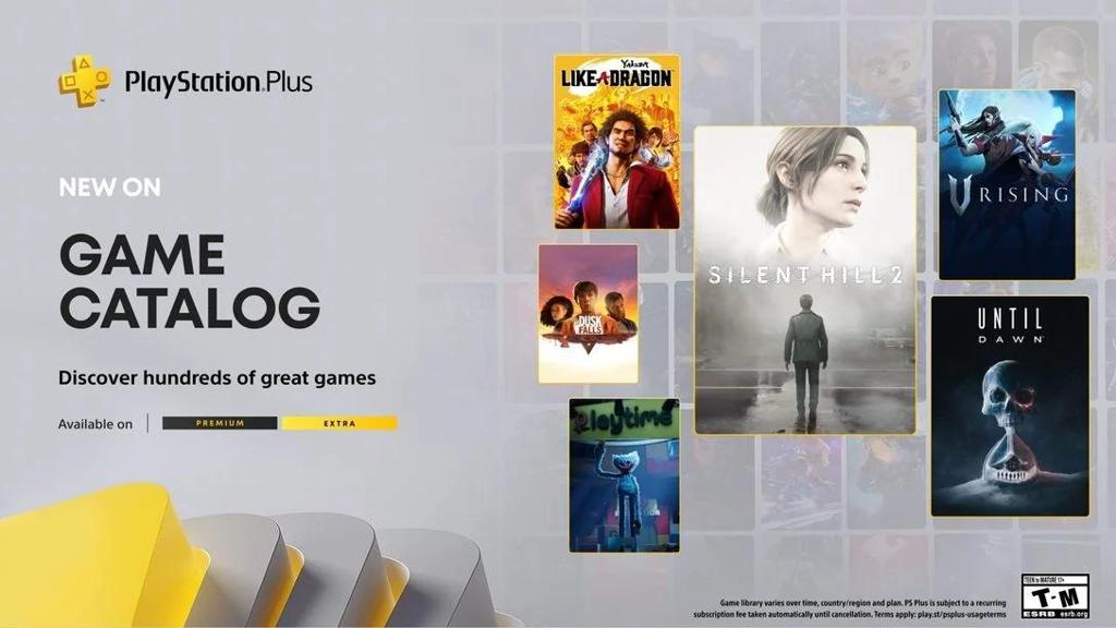 PS+ 10月份二档游戏公布 《寂静岭2：重制版》领衔