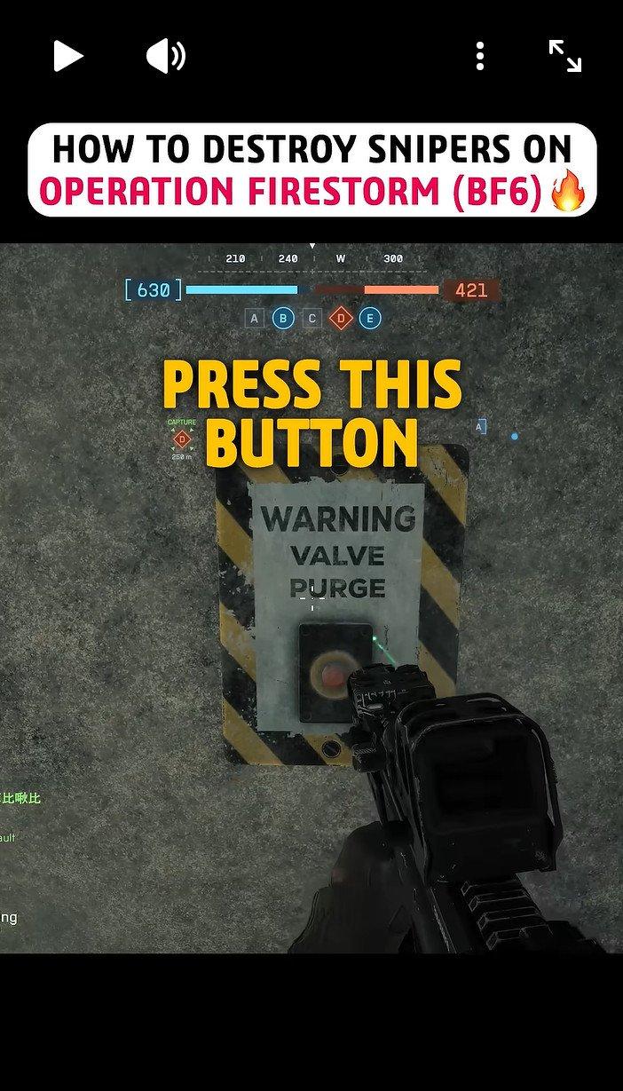 《战地6》火焰风暴地图 教你一招搞定高塔狙击手