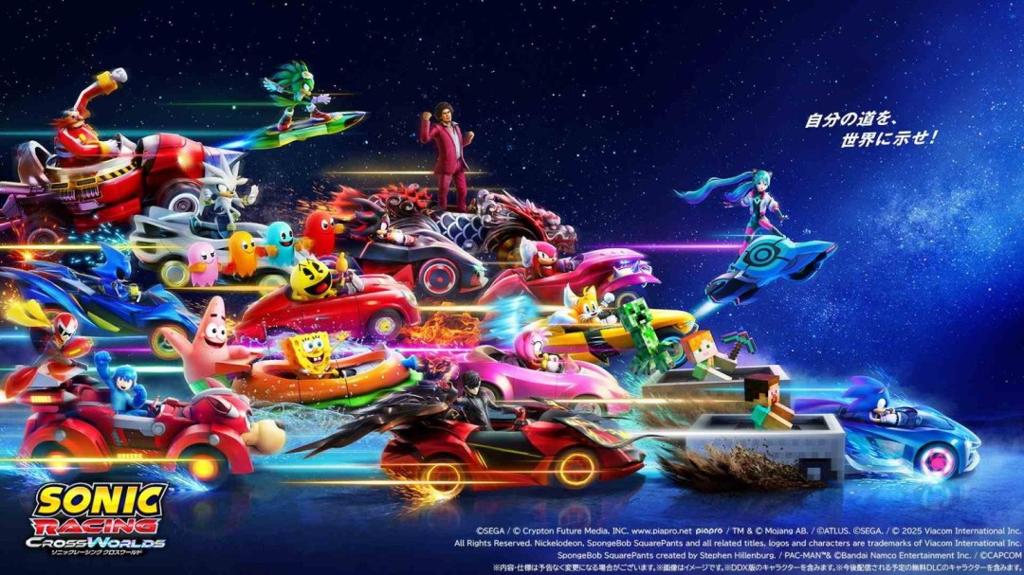 《索尼克赛车 交叉世界》联动P5R JOKER强势参战