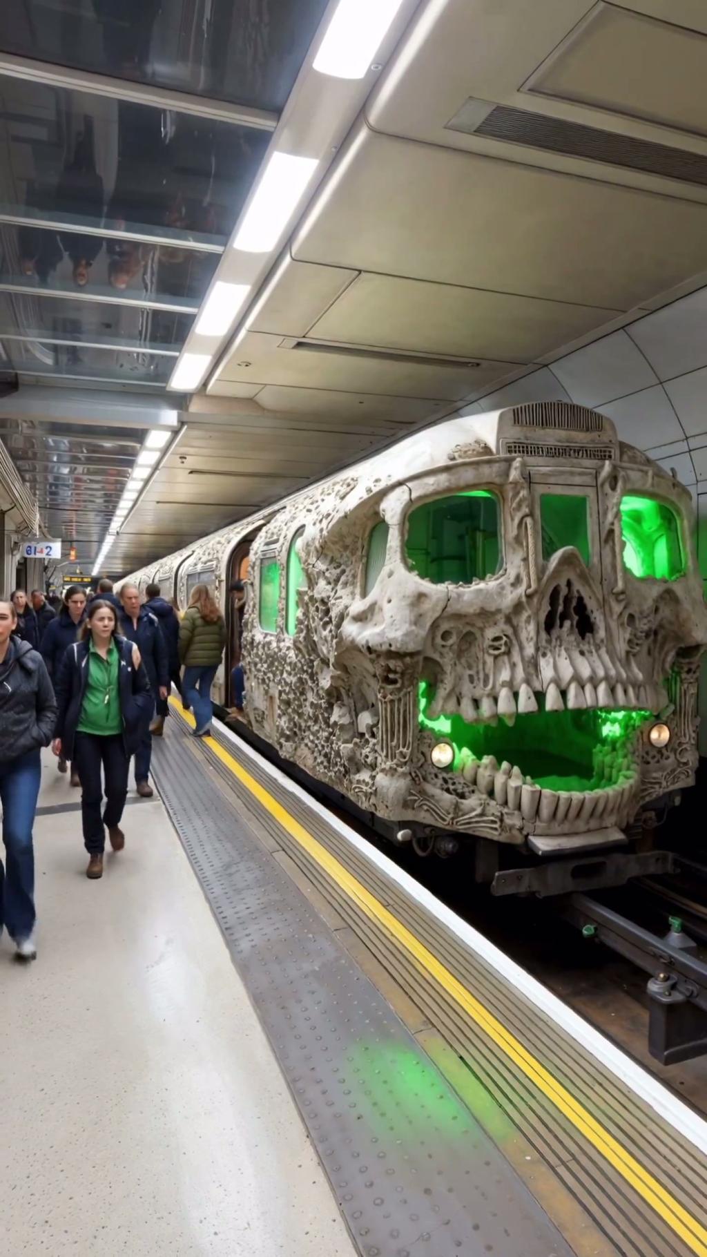 想象力拉满了！AI创作的万圣节表演视频