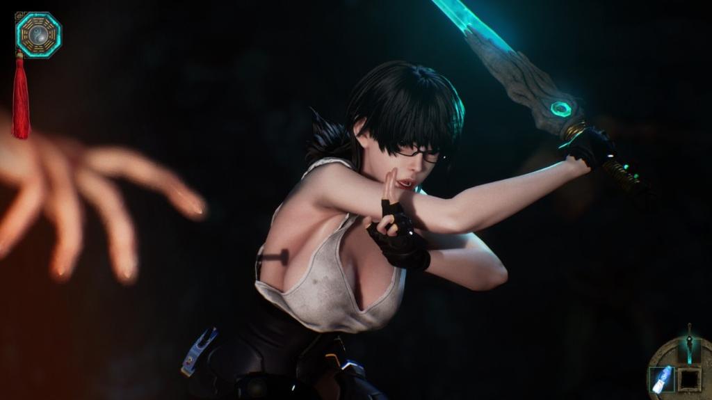 动作冒险游戏《孽债未清》新实机 大雷美女杀怪