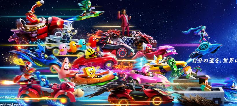 《索尼克赛车：交叉世界》新DLC发布 海绵宝宝参战