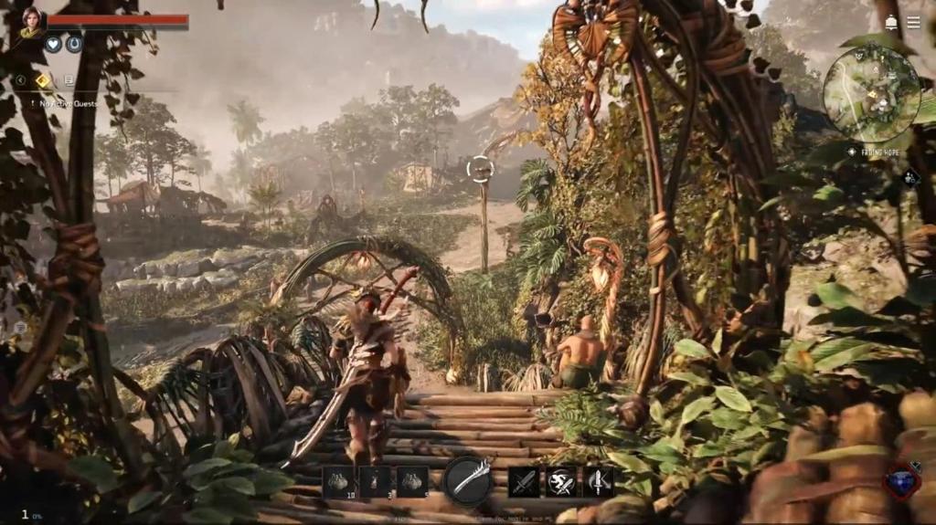 《地平线：钢铁边境》新实机演示 画面和玩法很棒