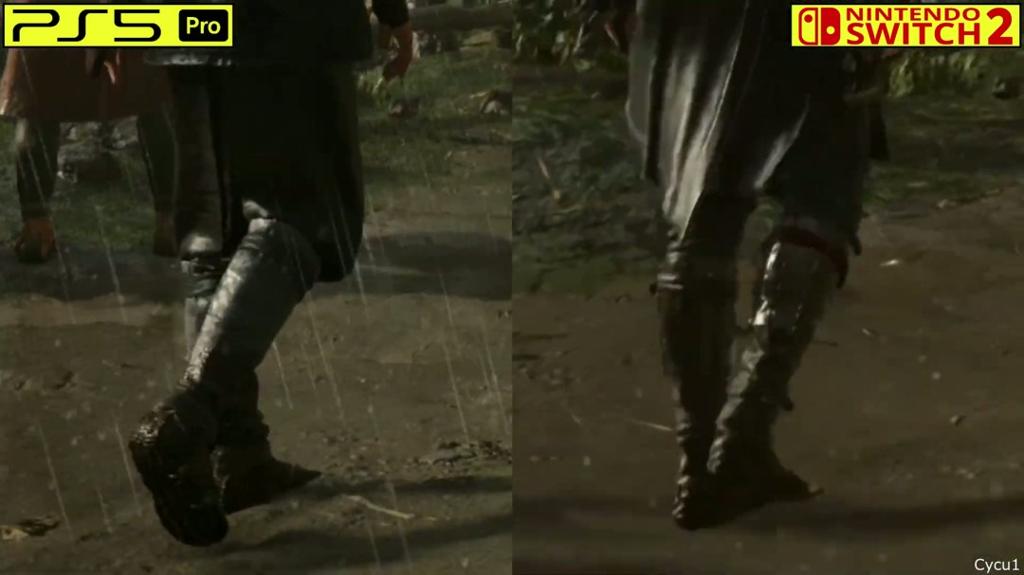 《刺客信条：影》PS5 Pro和Switch 2画面对比