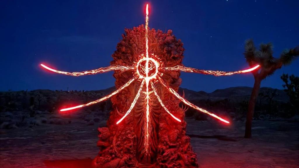 TGA沙漠雕像成谜 《暗黑》《战神》猜想均被官方否认