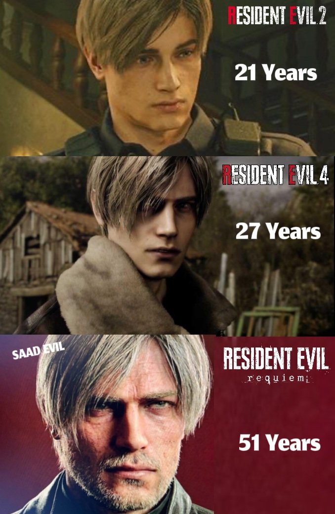 从21到51岁！《生化危机》男神里昂角色成长史
