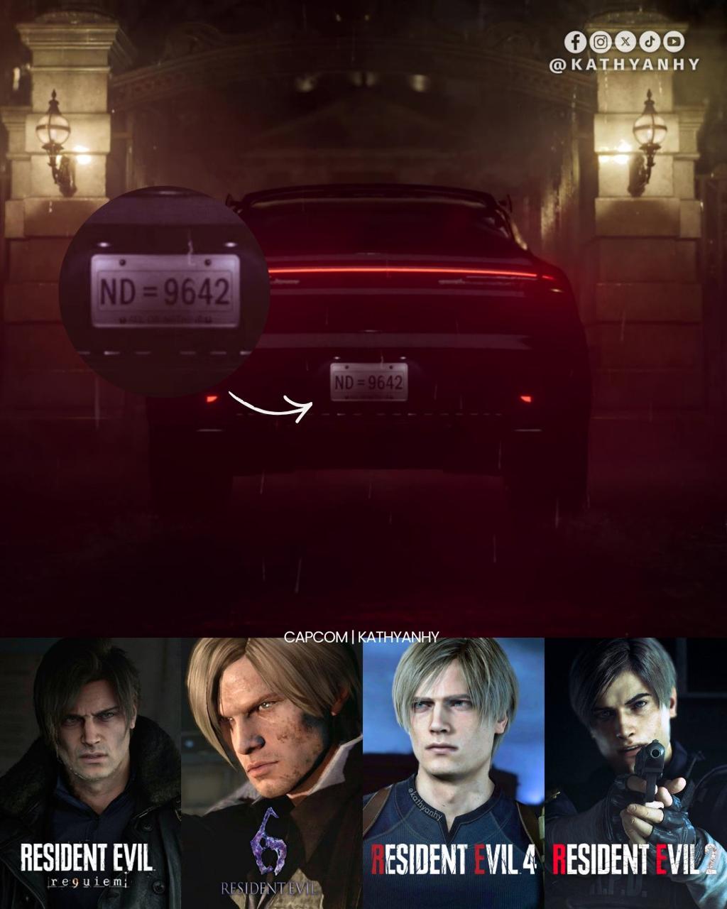 《生化危机9》里昂保时捷座驾车牌号竟藏匿彩蛋