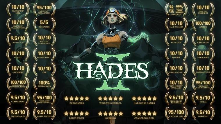 OpenCritic 2025年度榜单出炉：《哈迪斯2》95分荣登榜首