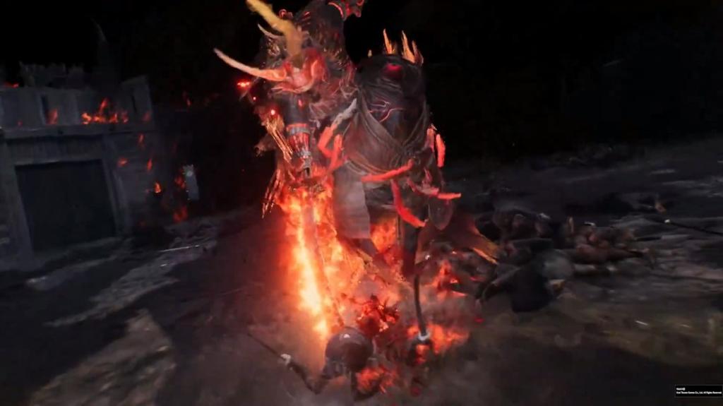 《仁王3》新实机 主角大战妖怪化Boss山县昌景