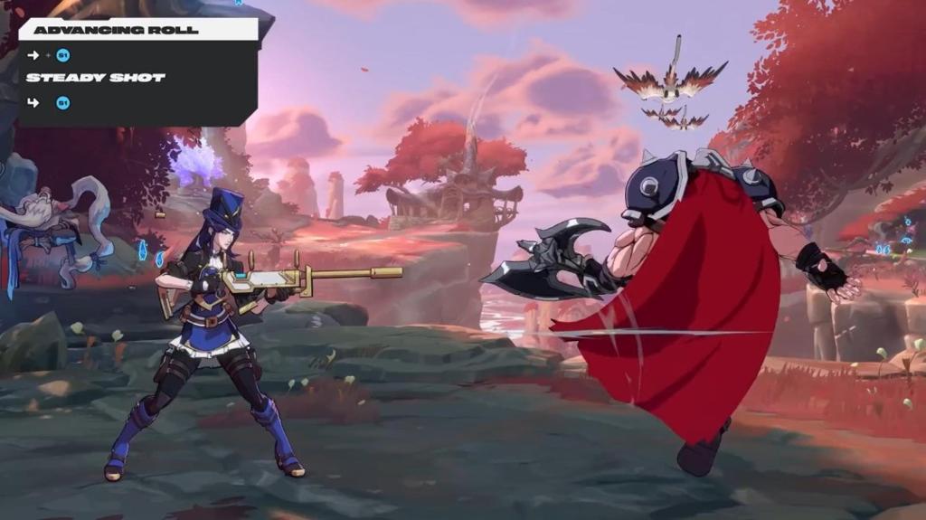 免费格斗游戏《2XKO》凯特琳角色预告和招式概览