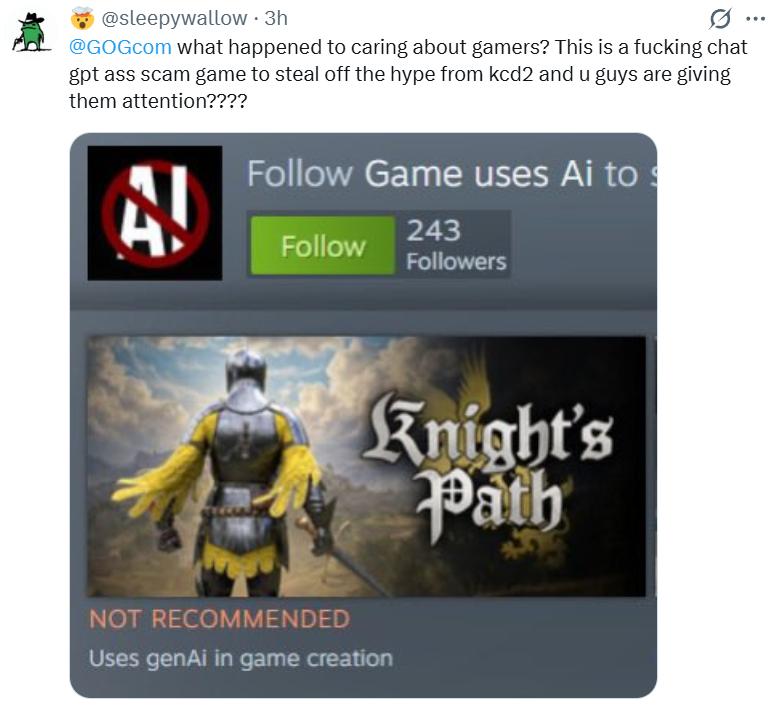 硬刚DEI！独立游戏《骑士之路》在国外突然火了