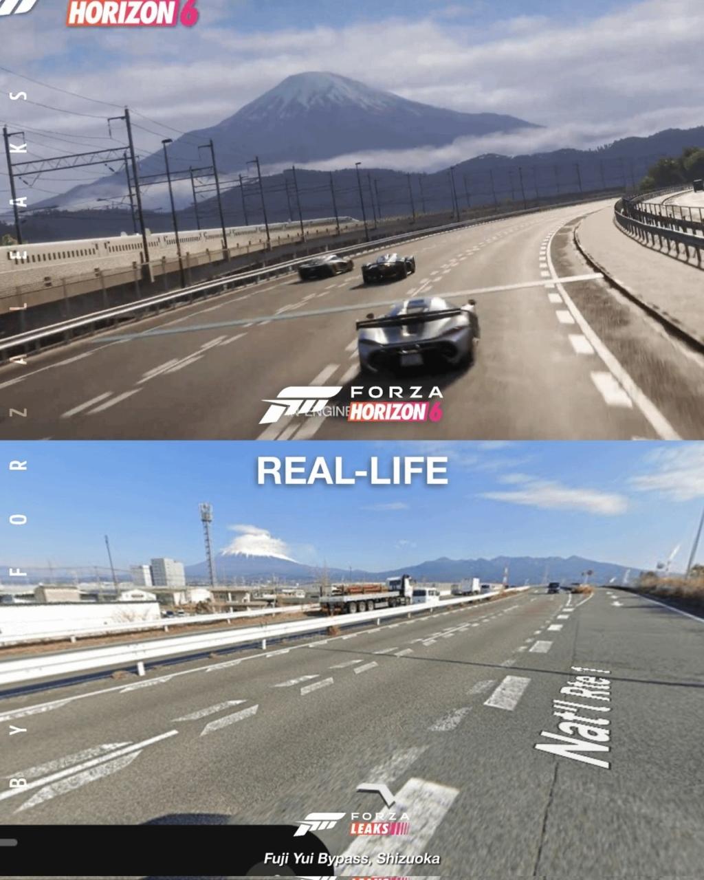 《极限竞速：地平线6》游戏画面与现实对比 真假难辨！