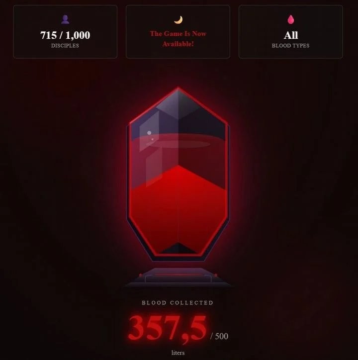 《嗜血之王：崛起》发起献血免费得游戏活动 700多人参加