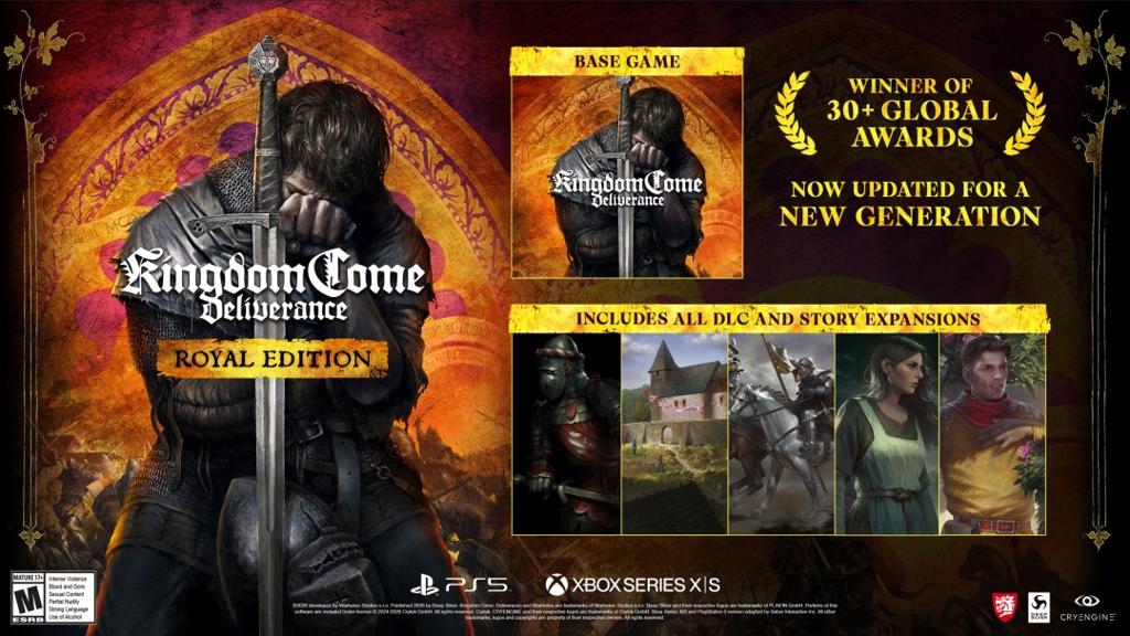 《天国：拯救》现已登陆了PS5和Xbox Series 支持4K分辨率