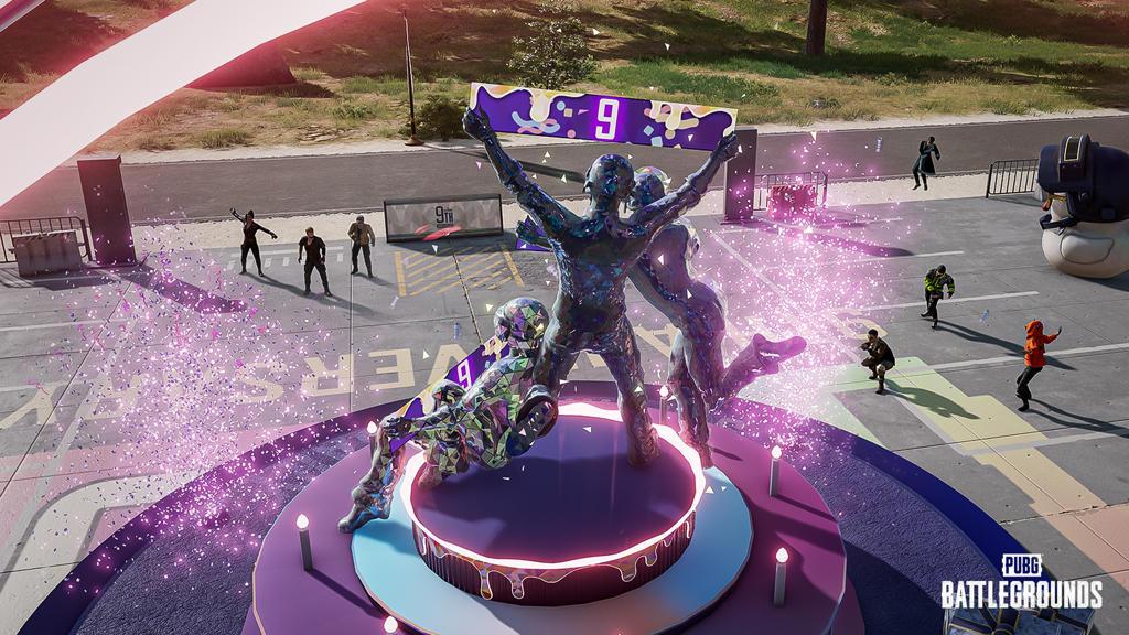 《PUBG》40.2版本更新，9周年纪念派对开启