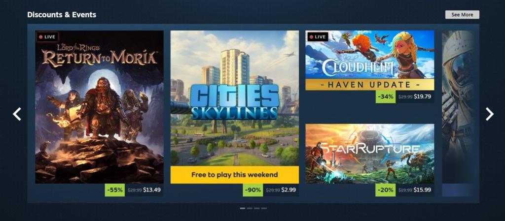 V社在测试版更新Steam主页 更简洁更现代更具动态感！