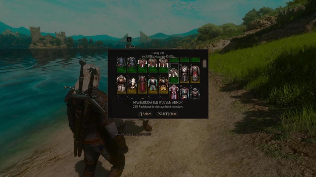《巫师3》多人在线MOD发布2.0版本 可和其他玩家交易