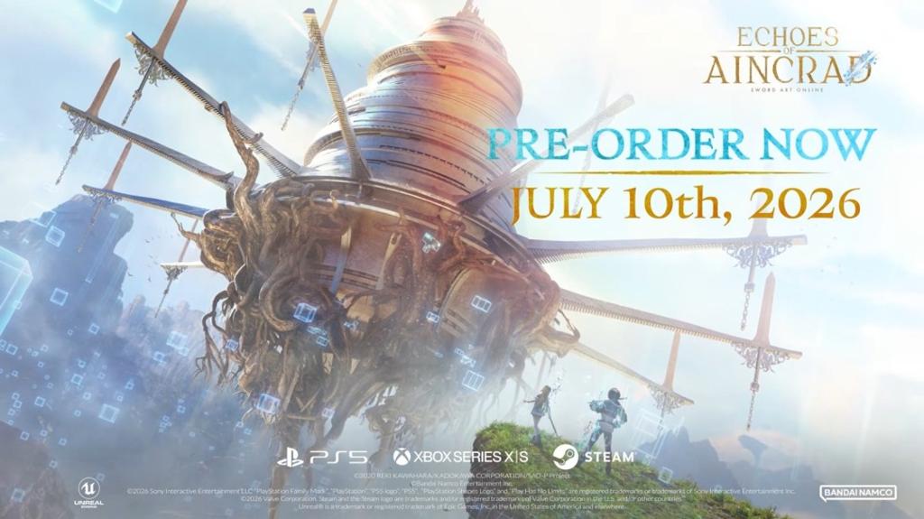 距发售不到三个月！刀剑神域《艾恩葛朗特 回荡新声》新实机公布