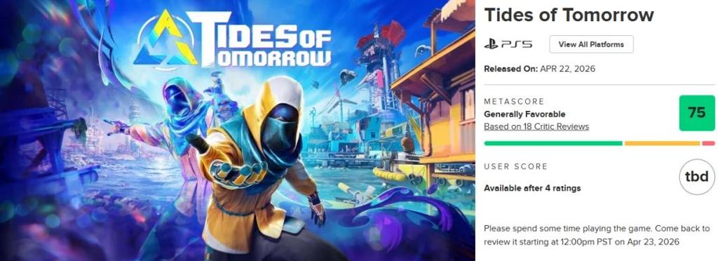 《明日潮汐》M站均分75好评：难忘的旅程！