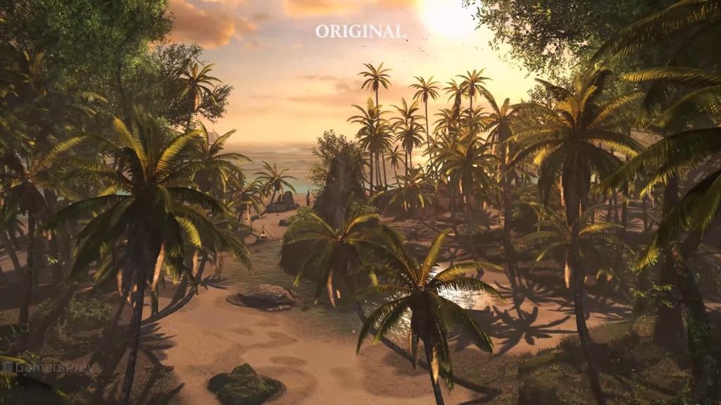 《刺客信条：黑旗 记忆重置》最高需RTX 4090 新旧版画面对比视频