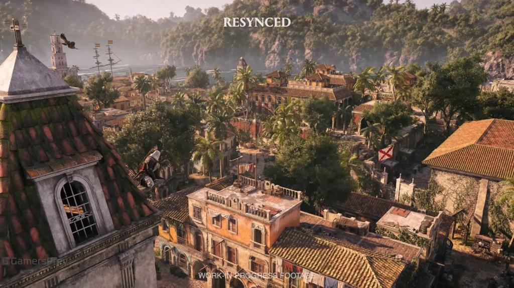 《刺客信条：黑旗 记忆重置》最高需RTX 4090 新旧版画面对比视频