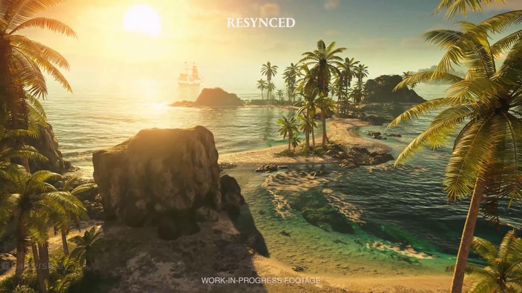 《刺客信条：黑旗 记忆重置》最高需RTX 4090 新旧版画面对比视频