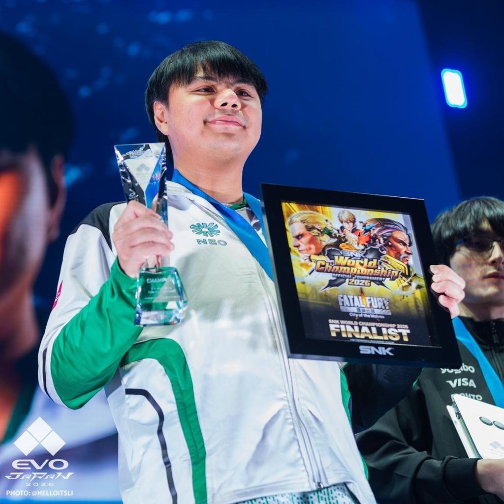 “小孩”曾卓君卫冕EVO Japan 2026《饿狼传说：群狼之城》冠军