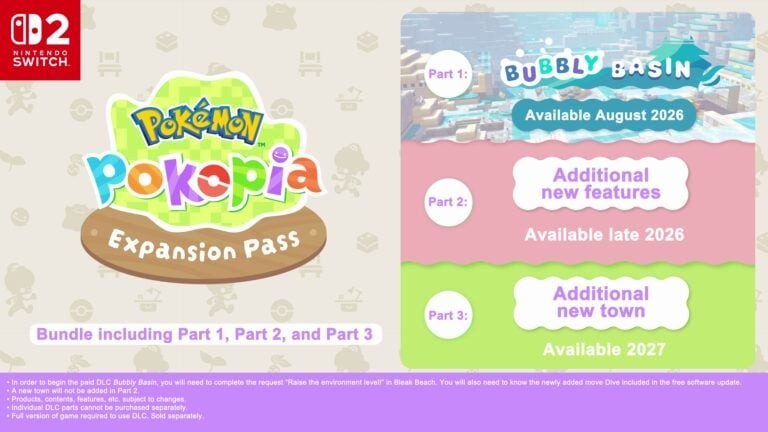 《宝可梦：Pokopia》免费更新！三弹DLC将陆续推出